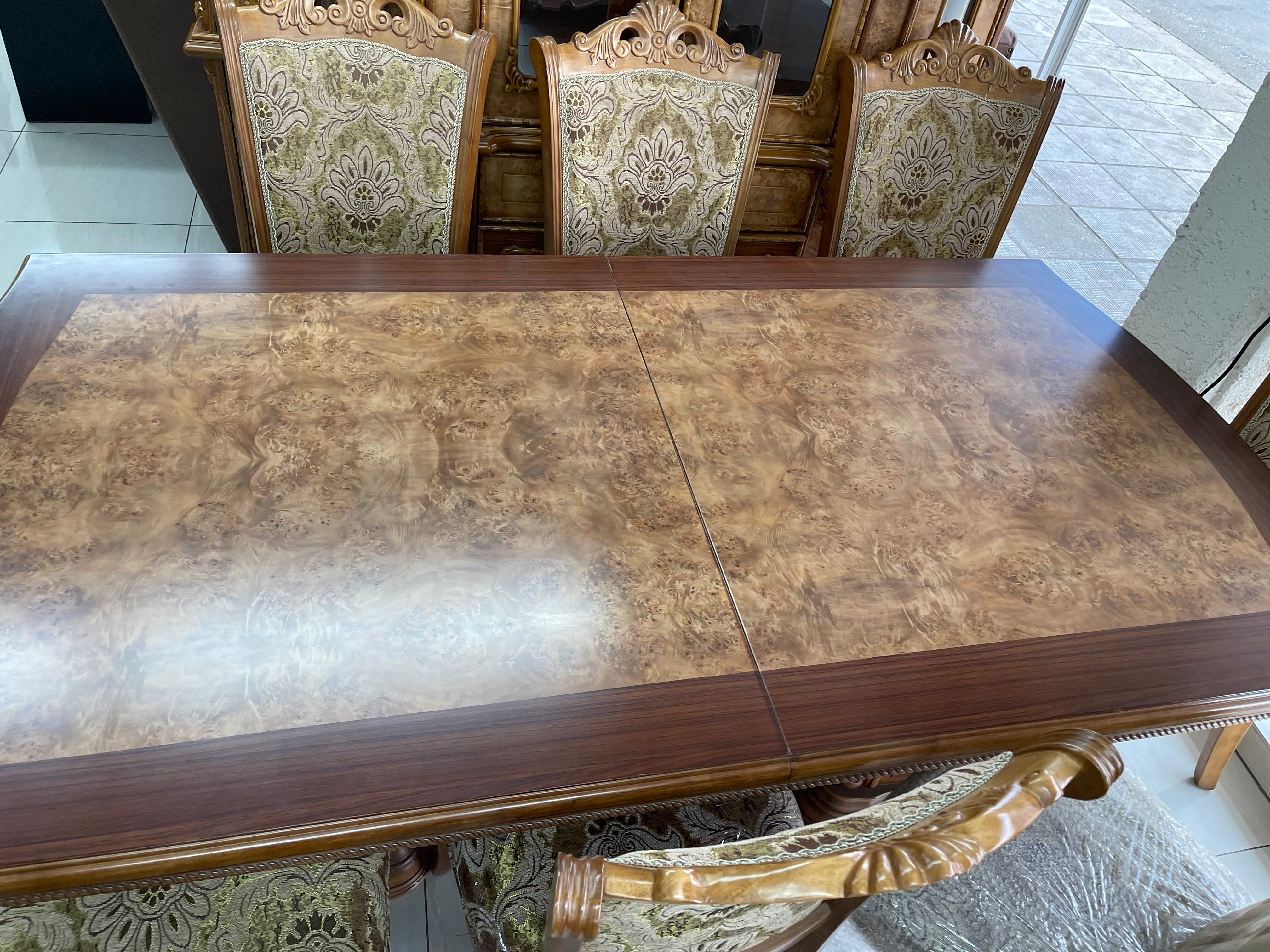 Veneer Dining Full Extendable Set