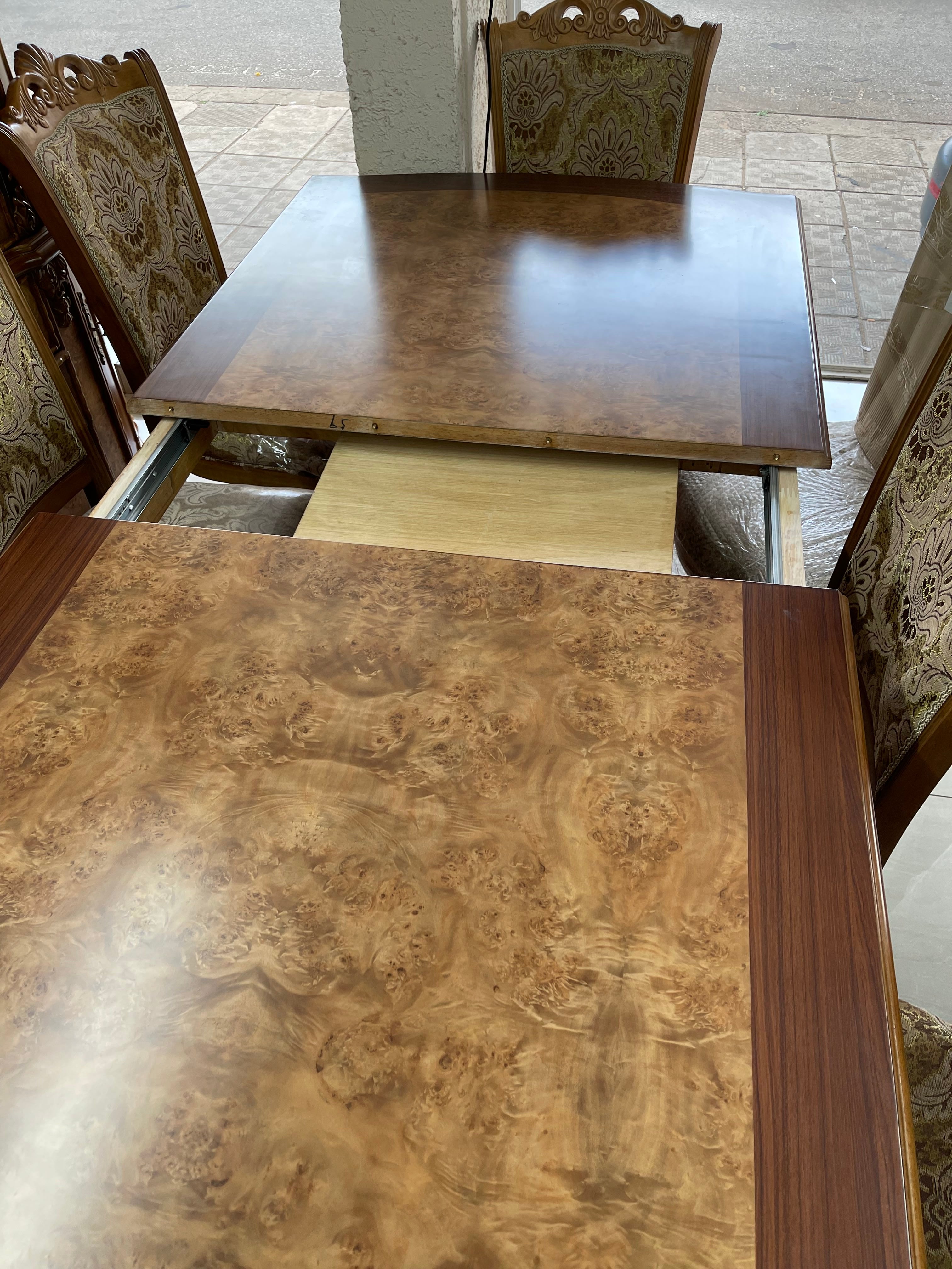 Veneer Dining Full Extendable Set